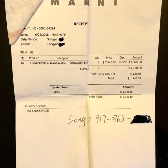 MARNI Red n Black Leather Trunk Shoulder Bag - Picture 8 of 8